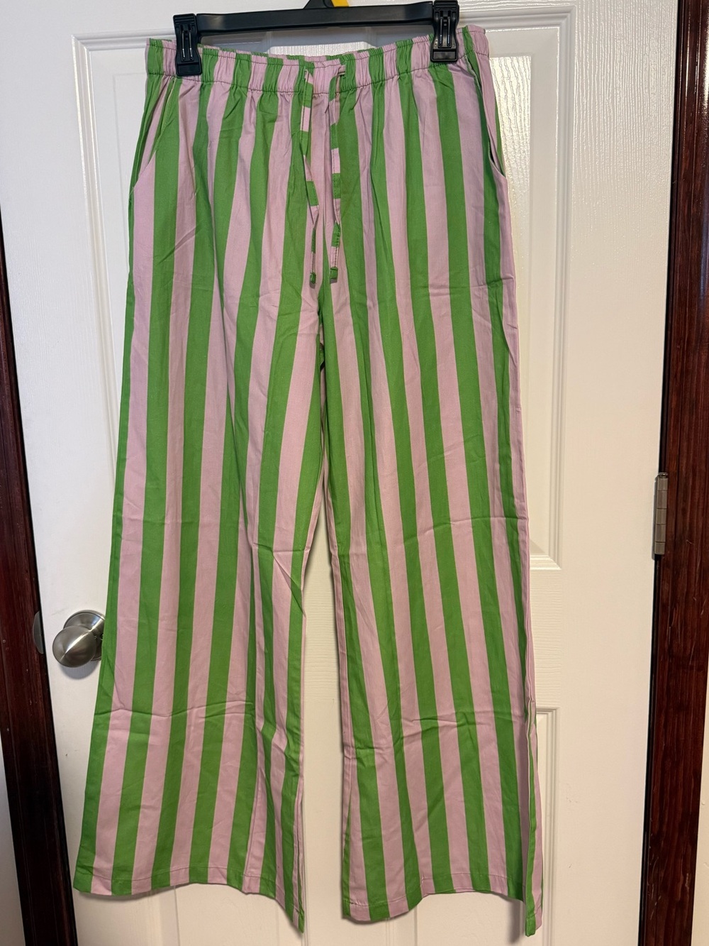 Susmie’s Poplin Cotton Wide Leg Pants Size Medium nwt